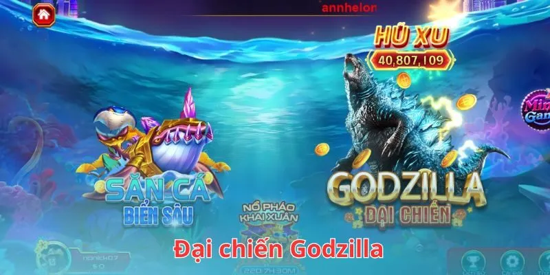 Phiên bản bắn cá Thái Bình Dương đại chiến Godzilla